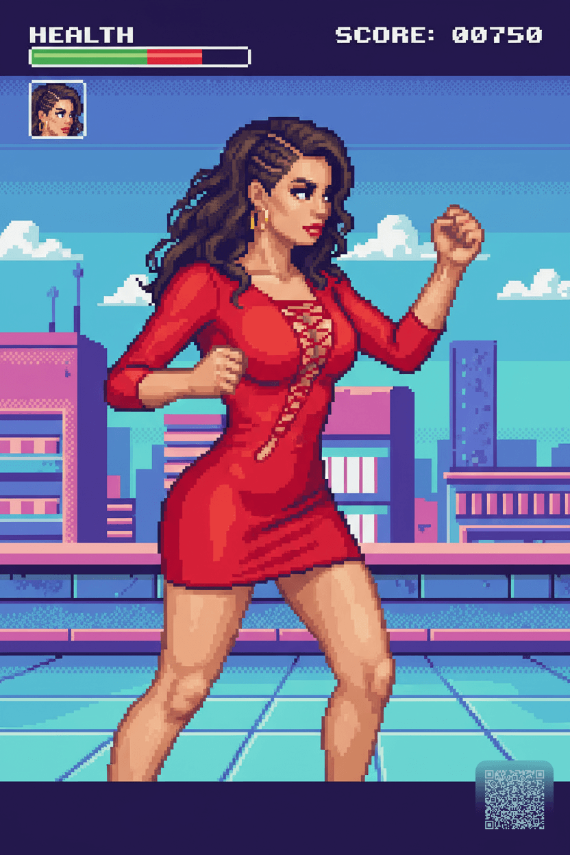 AI Retro 16-bit Video Game Character Generator