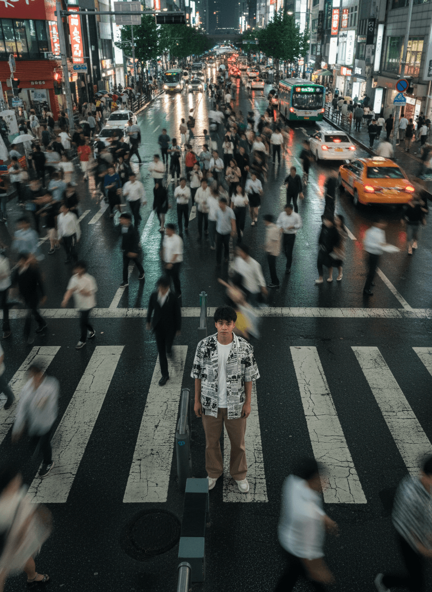 Cinematic street photography