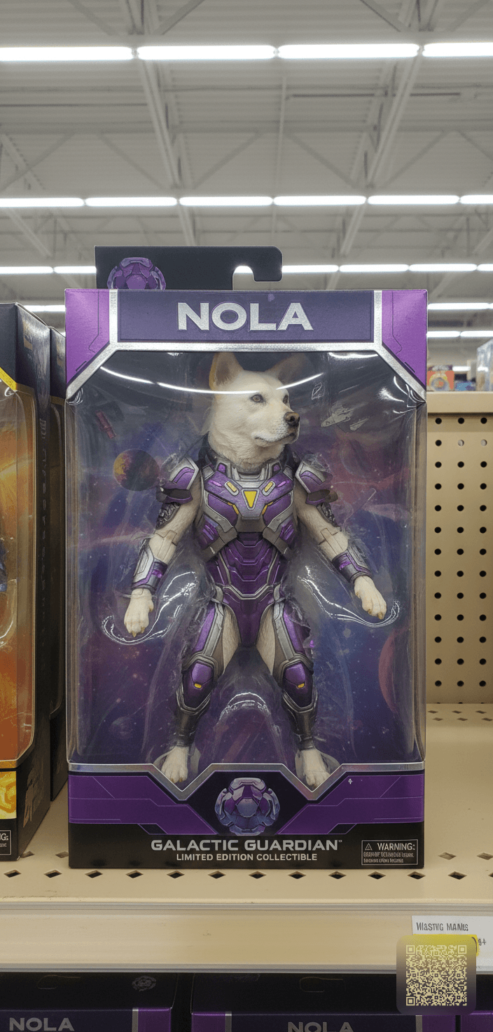 Turn this pet into a collectible action figure
