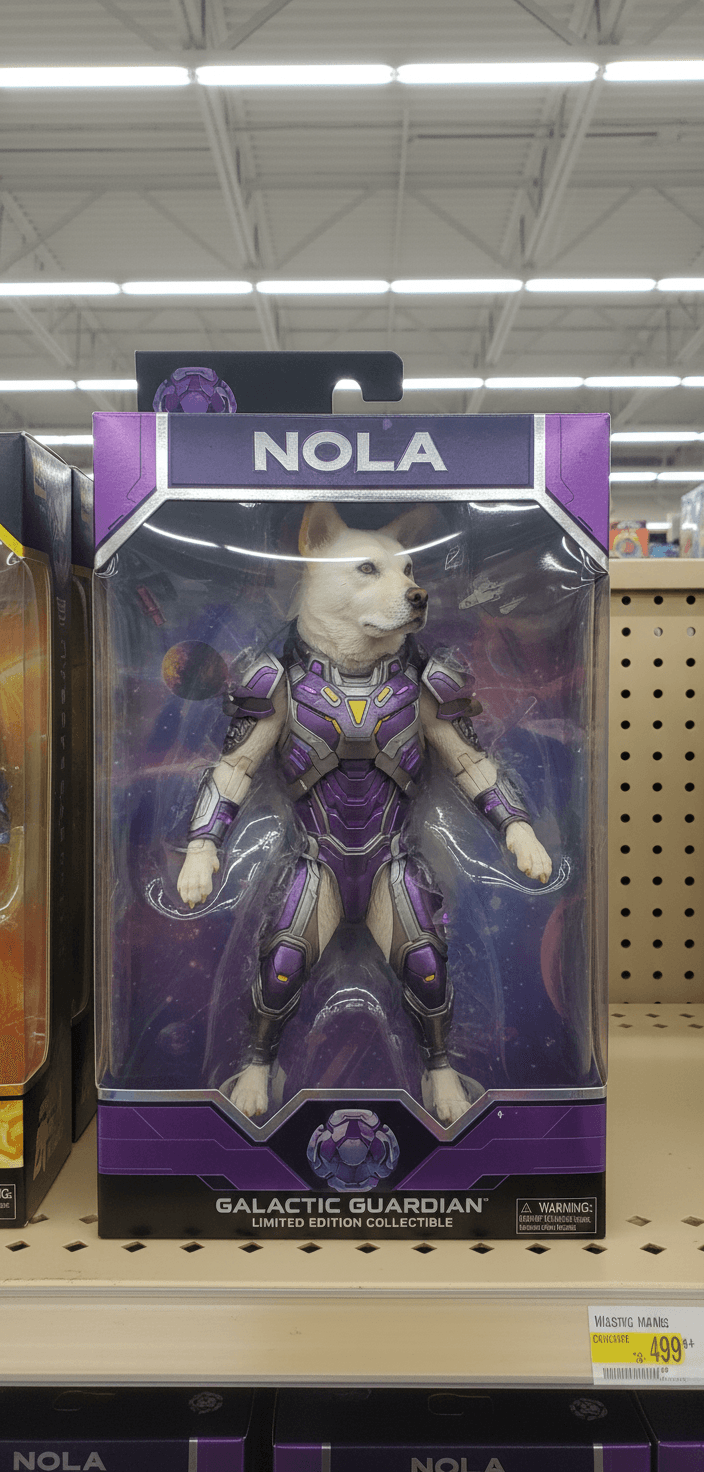 Turn this pet into a collectible action figure