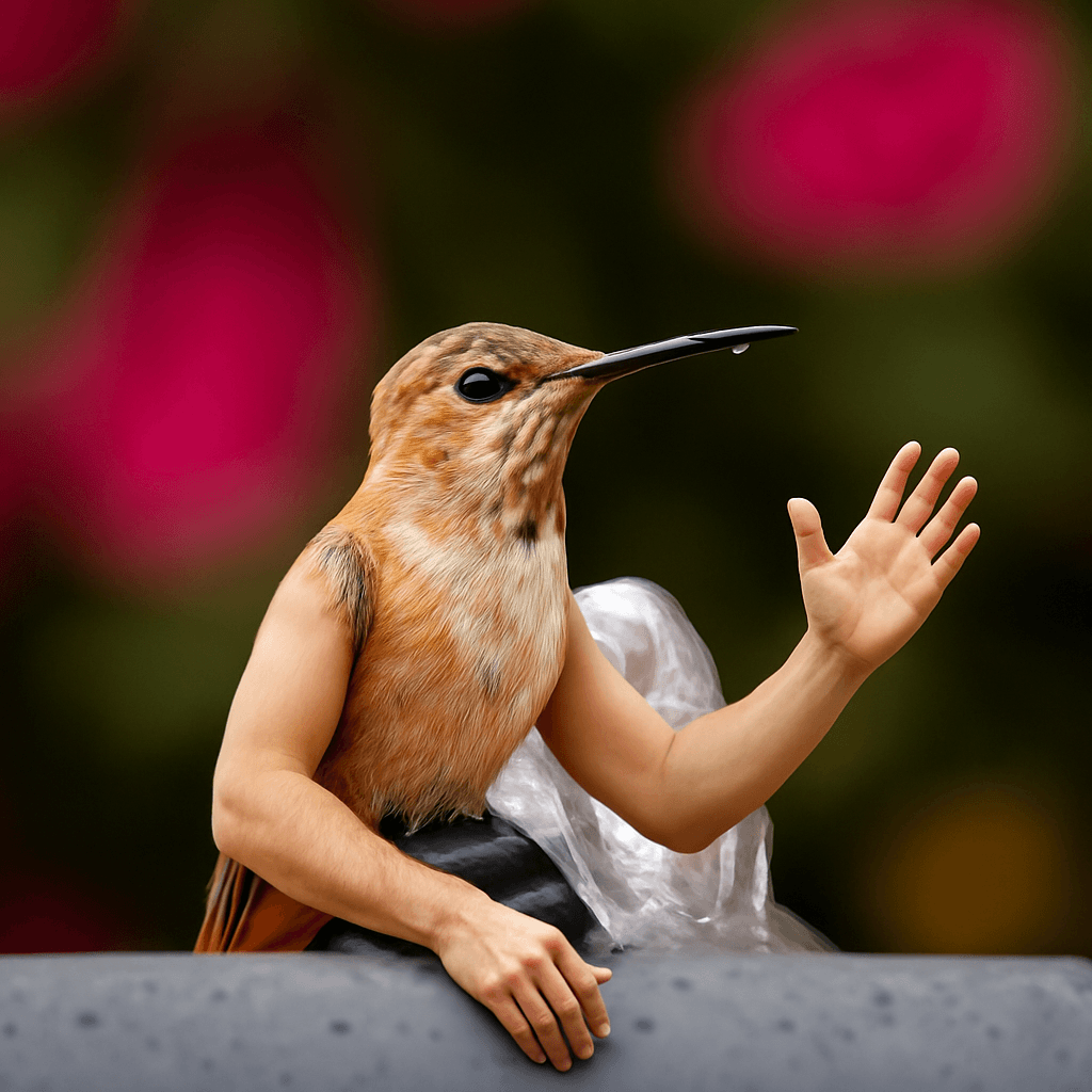 AI Birds with Arms Generator