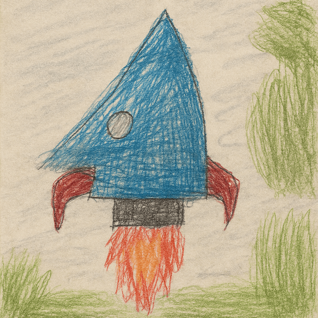 Turn this kids drawing into a photorealistic image