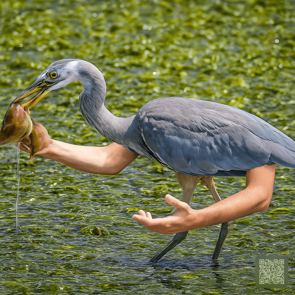 AI Birds with Arms Generator