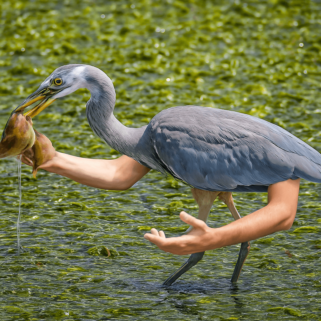 AI Birds with Arms Generator