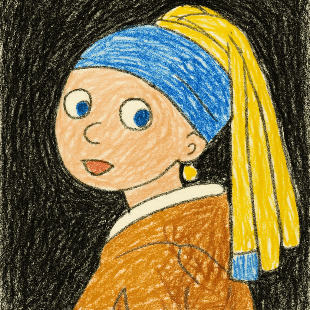 Convert this image to a child's drawing