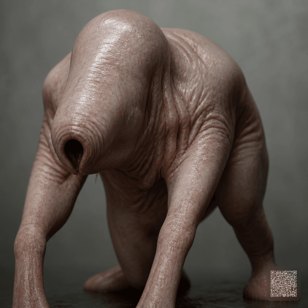Realistic Flesh Creature