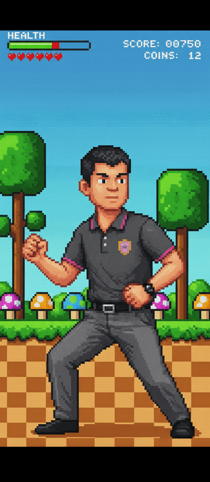 AI Retro 16-bit Video Game Character Generator