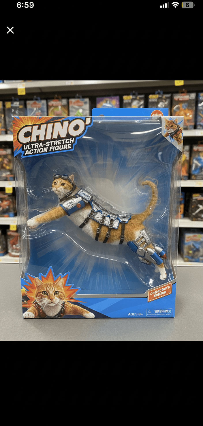 Turn this pet into a collectible action figure