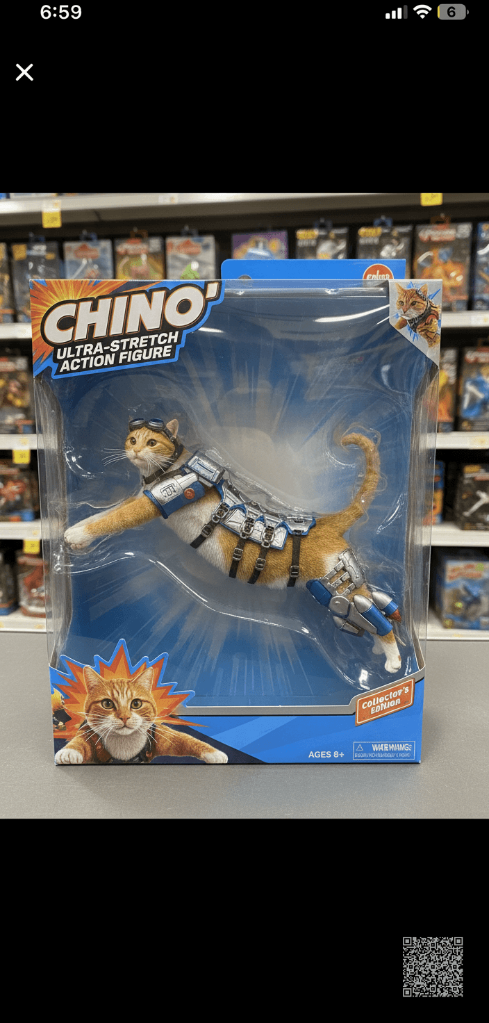 Turn this pet into a collectible action figure