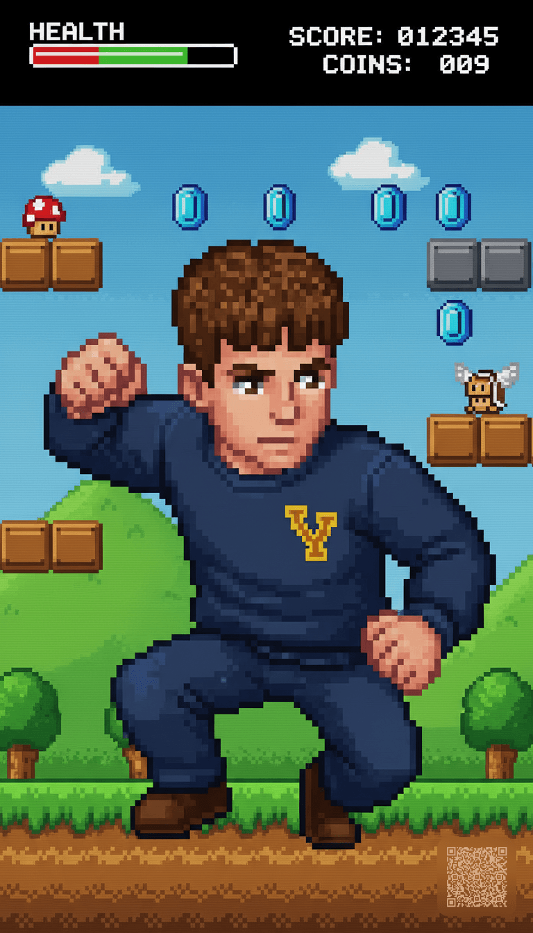 AI Retro 16-bit Video Game Character Generator