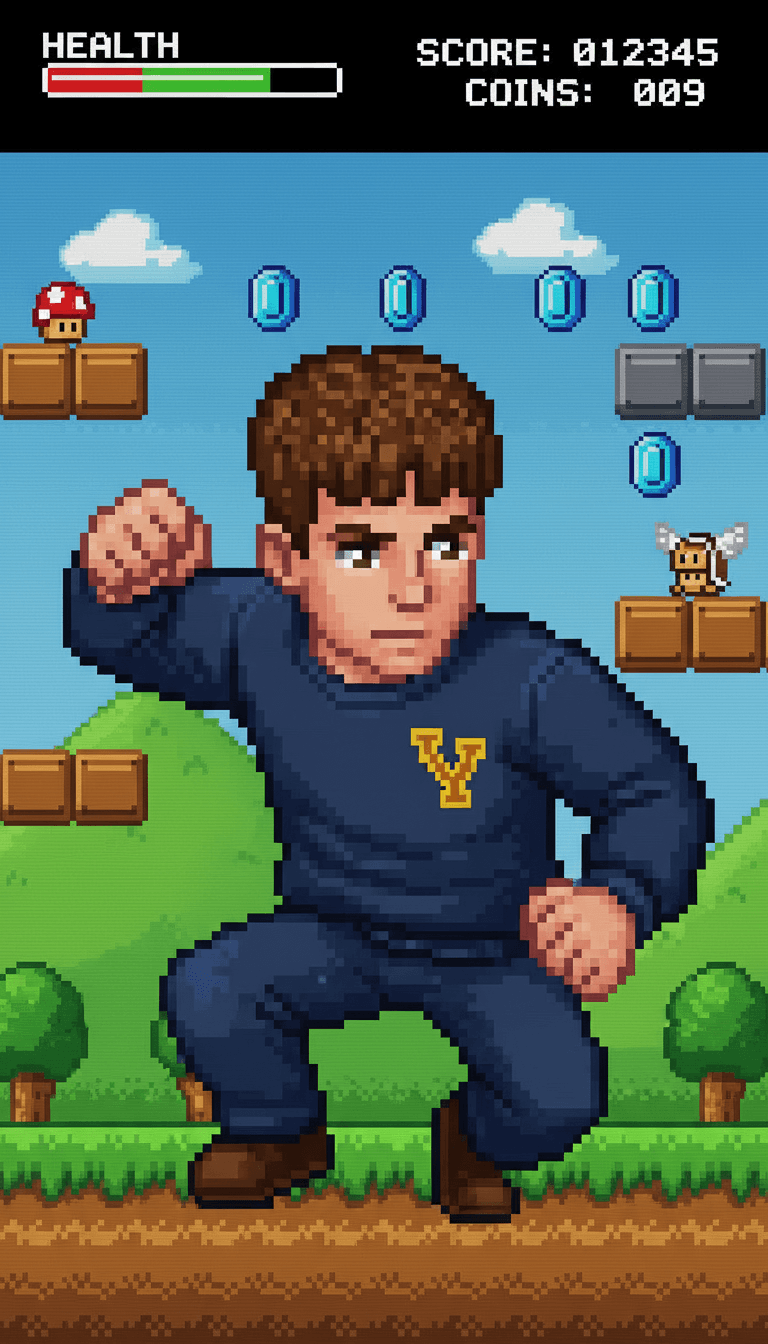 AI Retro 16-bit Video Game Character Generator