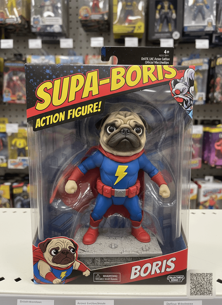 Turn this pet into a collectible action figure