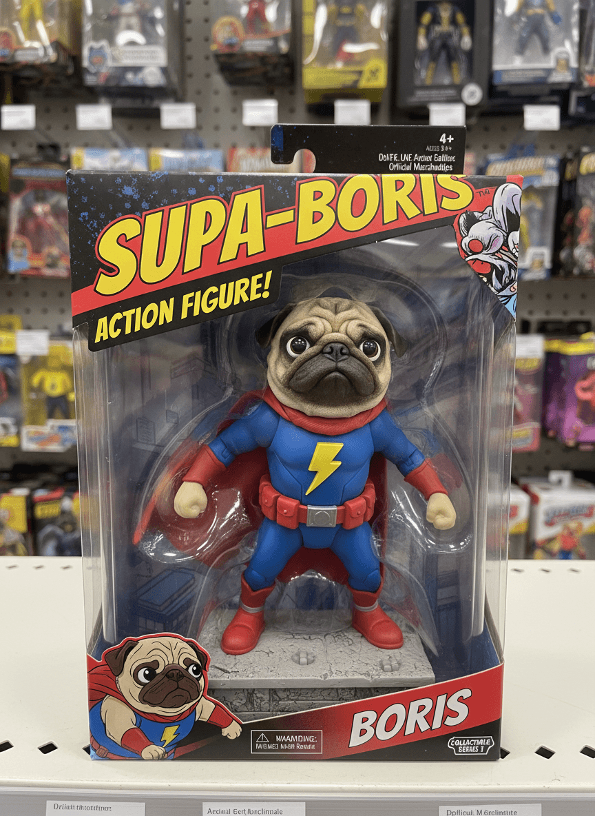 Turn this pet into a collectible action figure