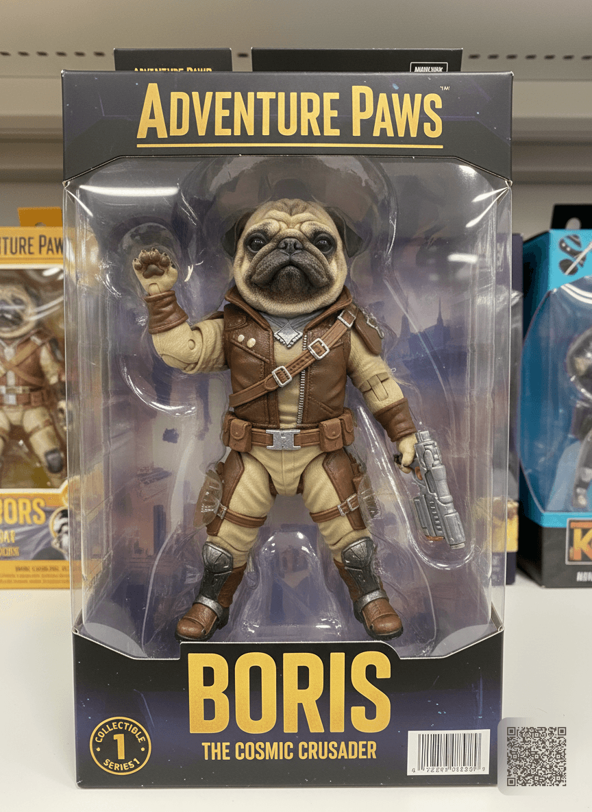 Turn this pet into a collectible action figure