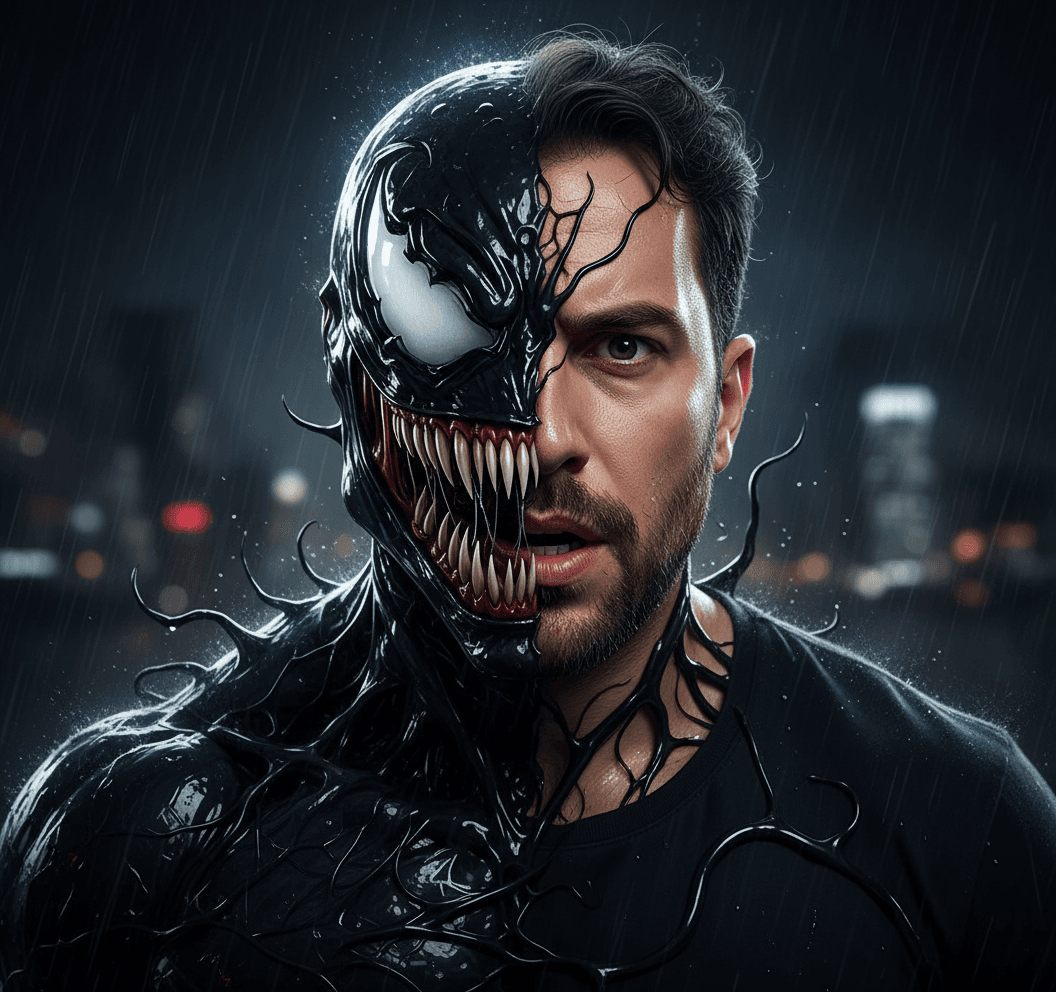 AI Venom Portrait Profile Picture
