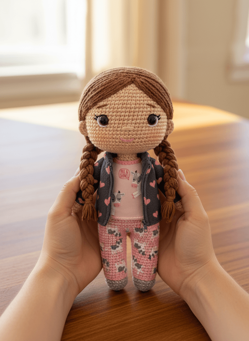 Chibi Yarn Doll Prompt