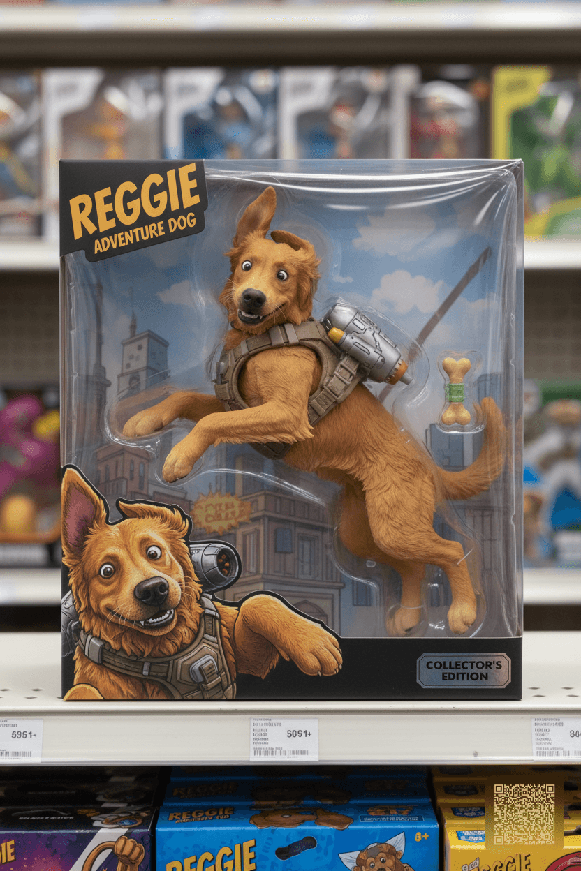 Turn this pet into a collectible action figure