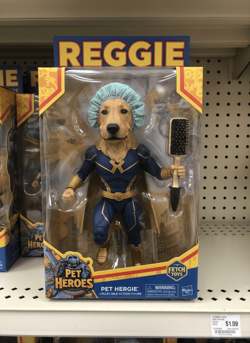 Turn this pet into a collectible action figure