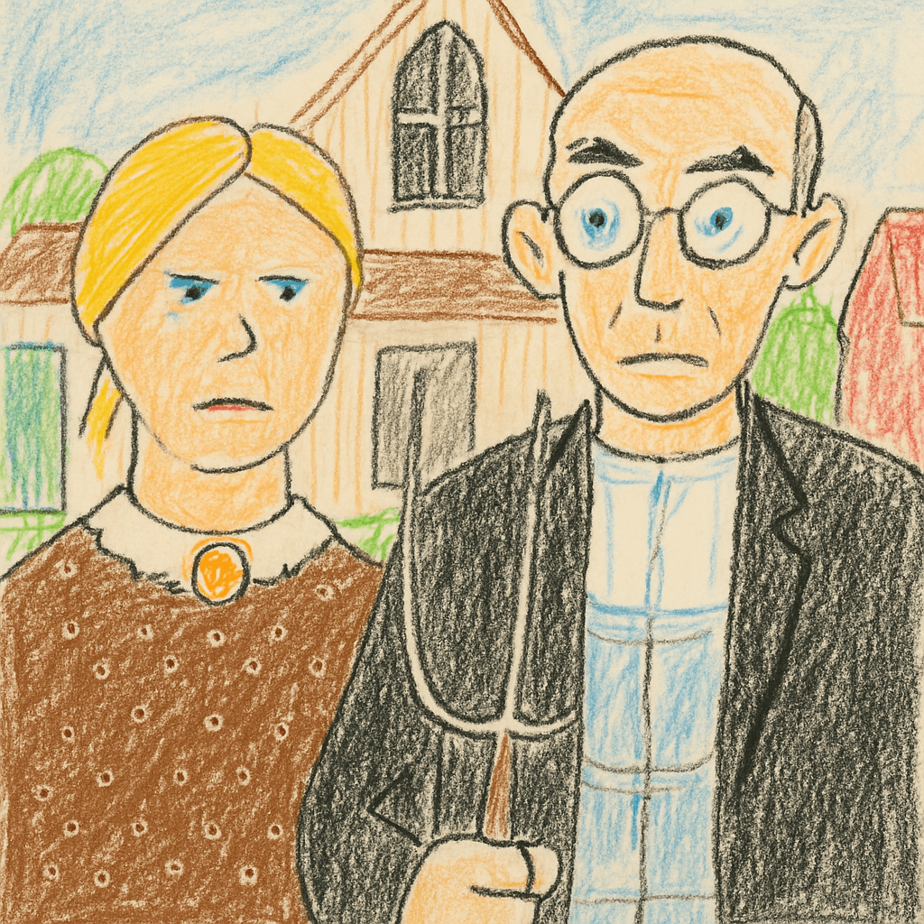 Convert this image to a child's drawing