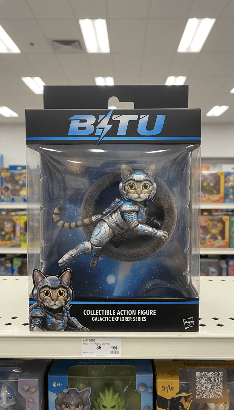Turn this pet into a collectible action figure