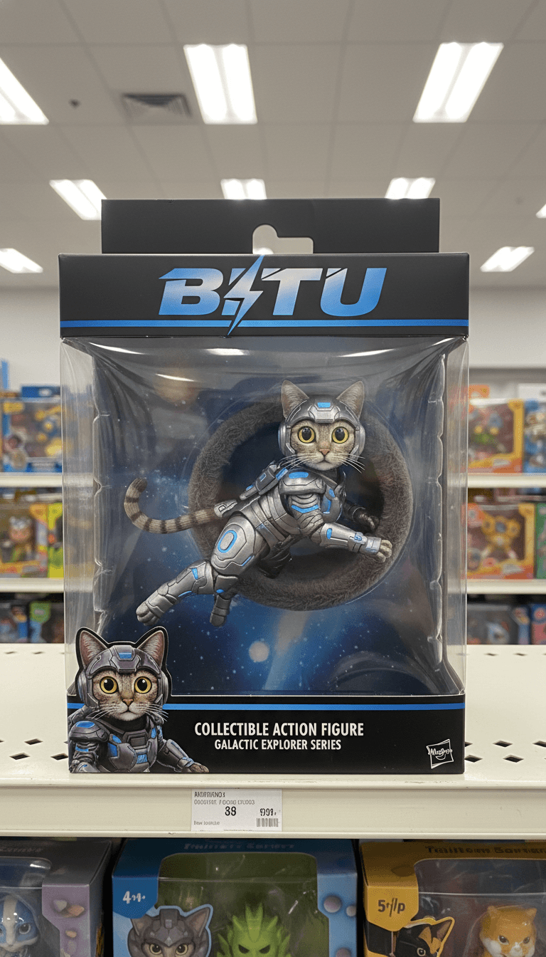Turn this pet into a collectible action figure