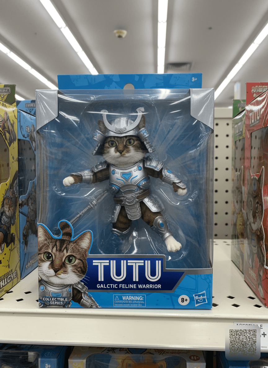 Turn this pet into a collectible action figure
