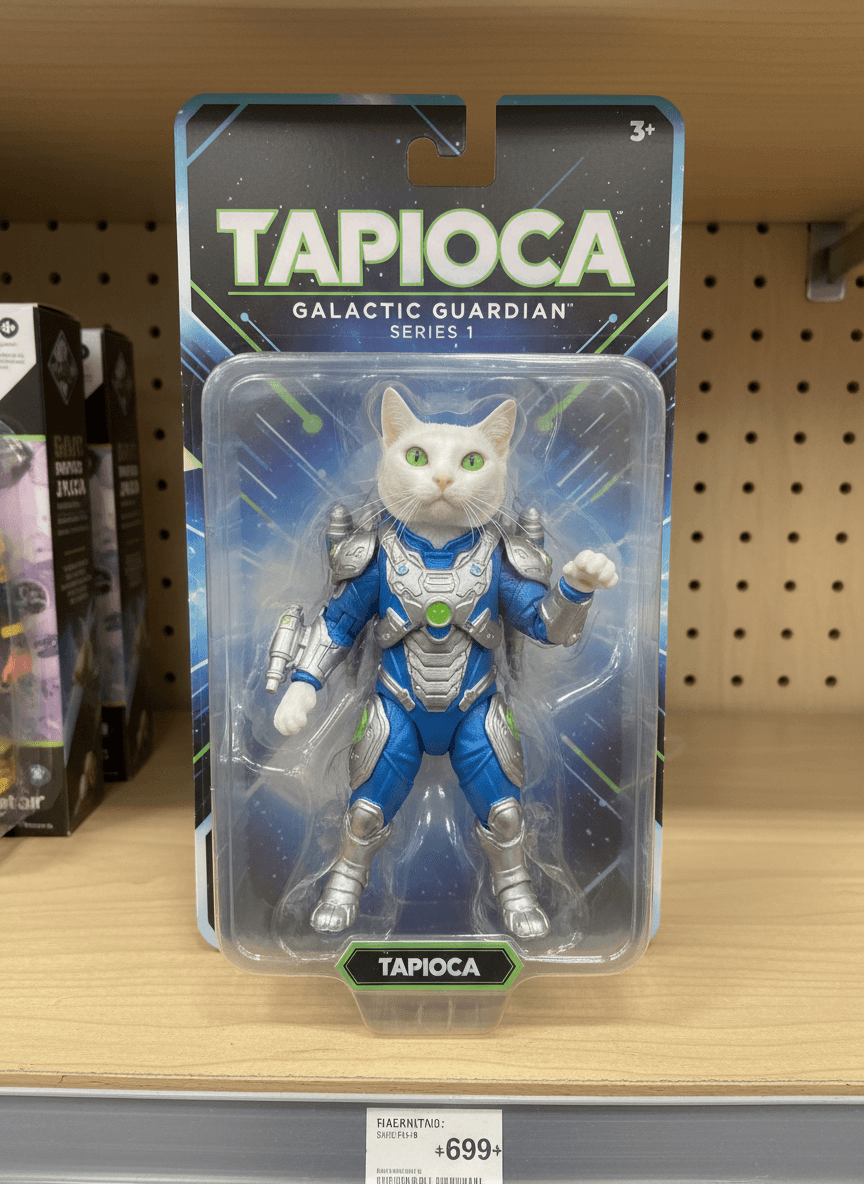 Turn this pet into a collectible action figure