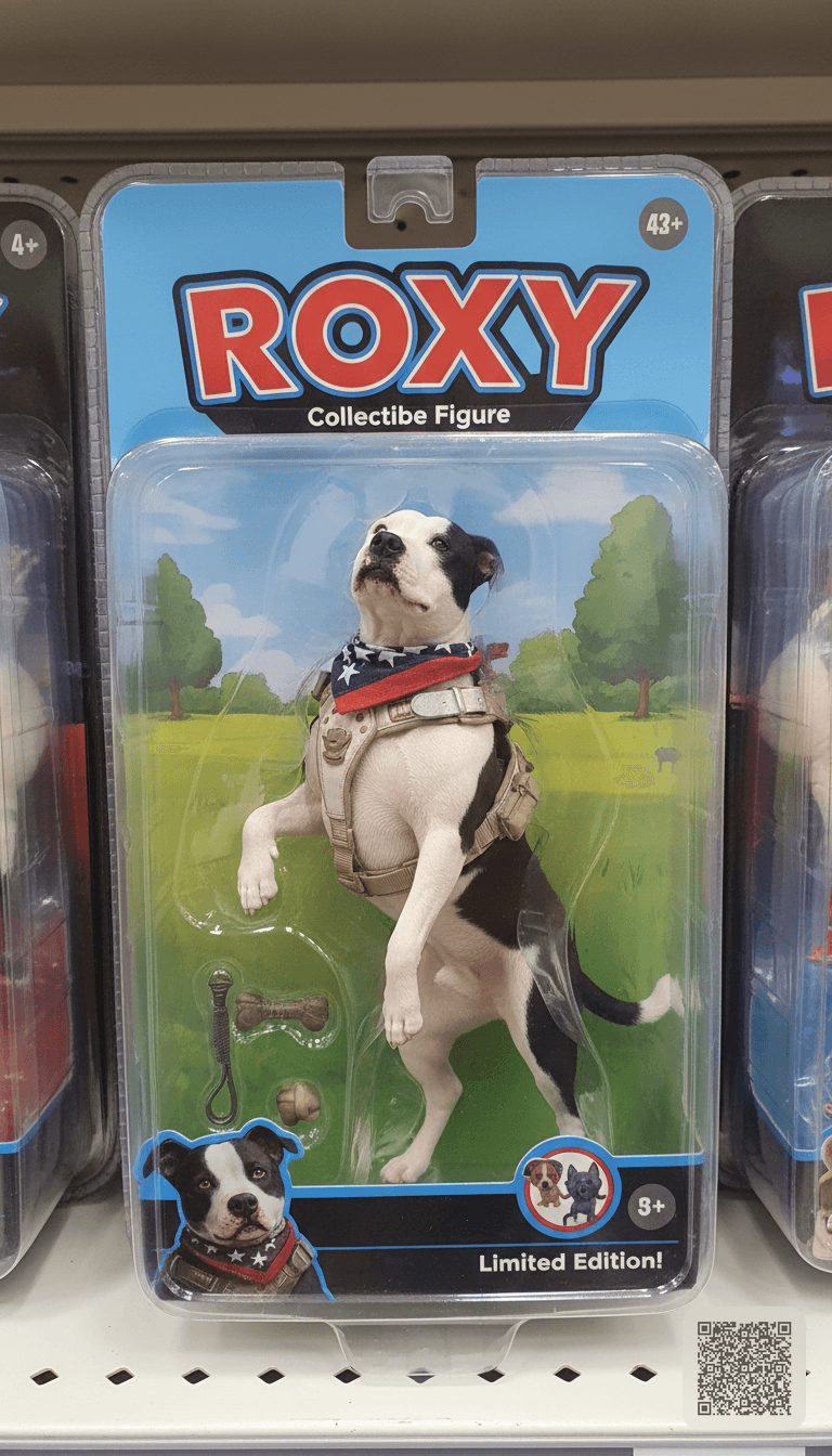 Turn this pet into a collectible action figure