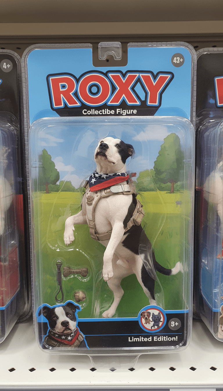 Turn this pet into a collectible action figure