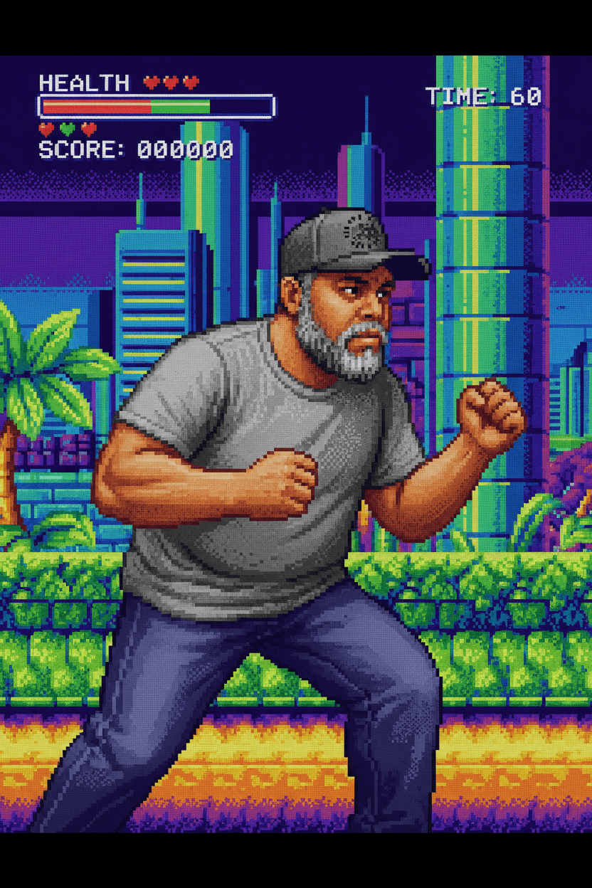 AI Retro 16-bit Video Game Character Generator