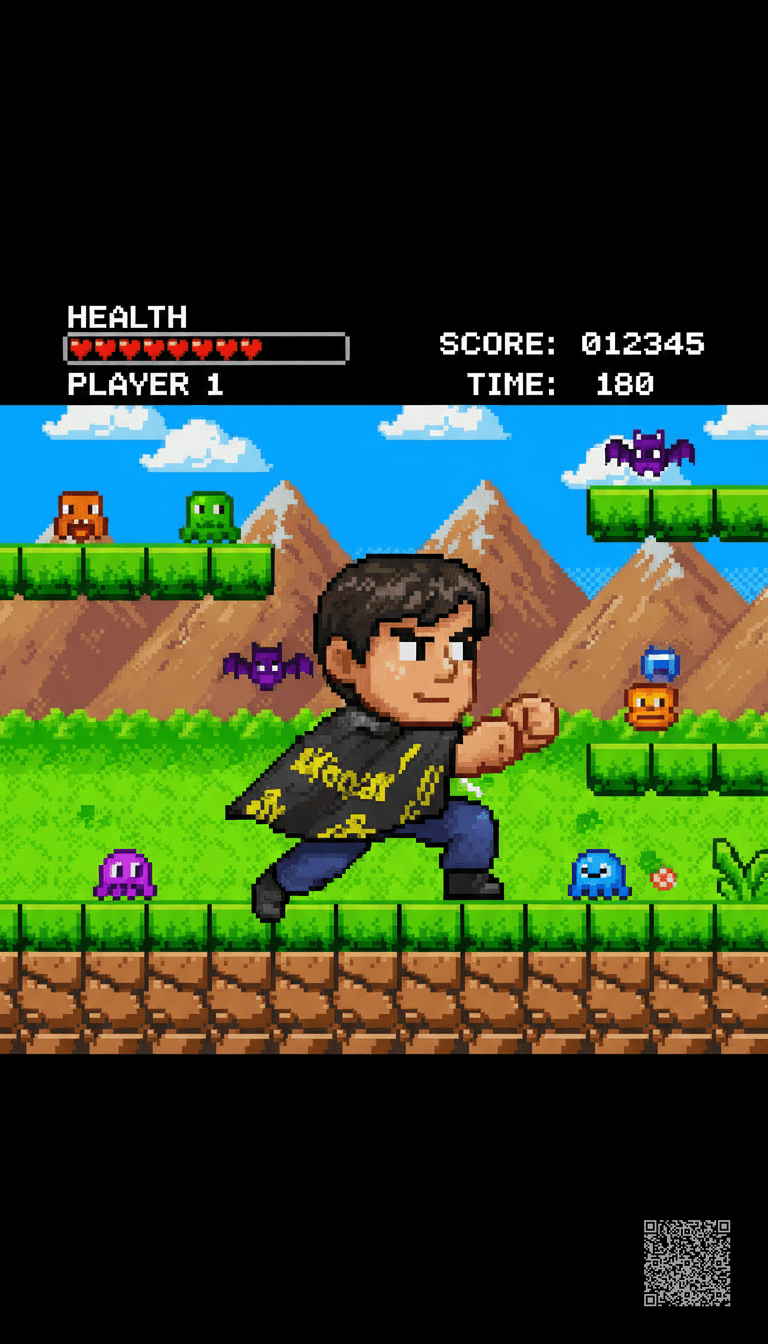 AI Retro 16-bit Video Game Character Generator