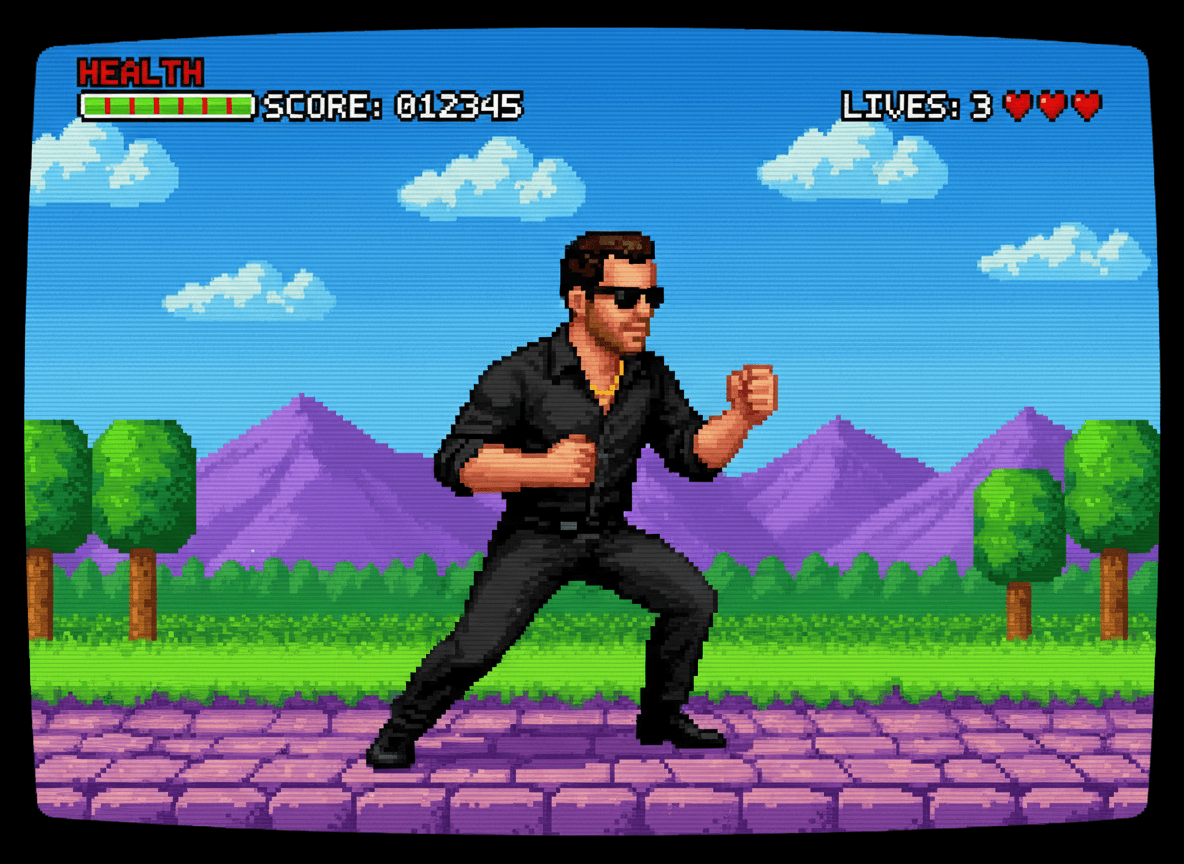 AI Retro 16-bit Video Game Character Generator