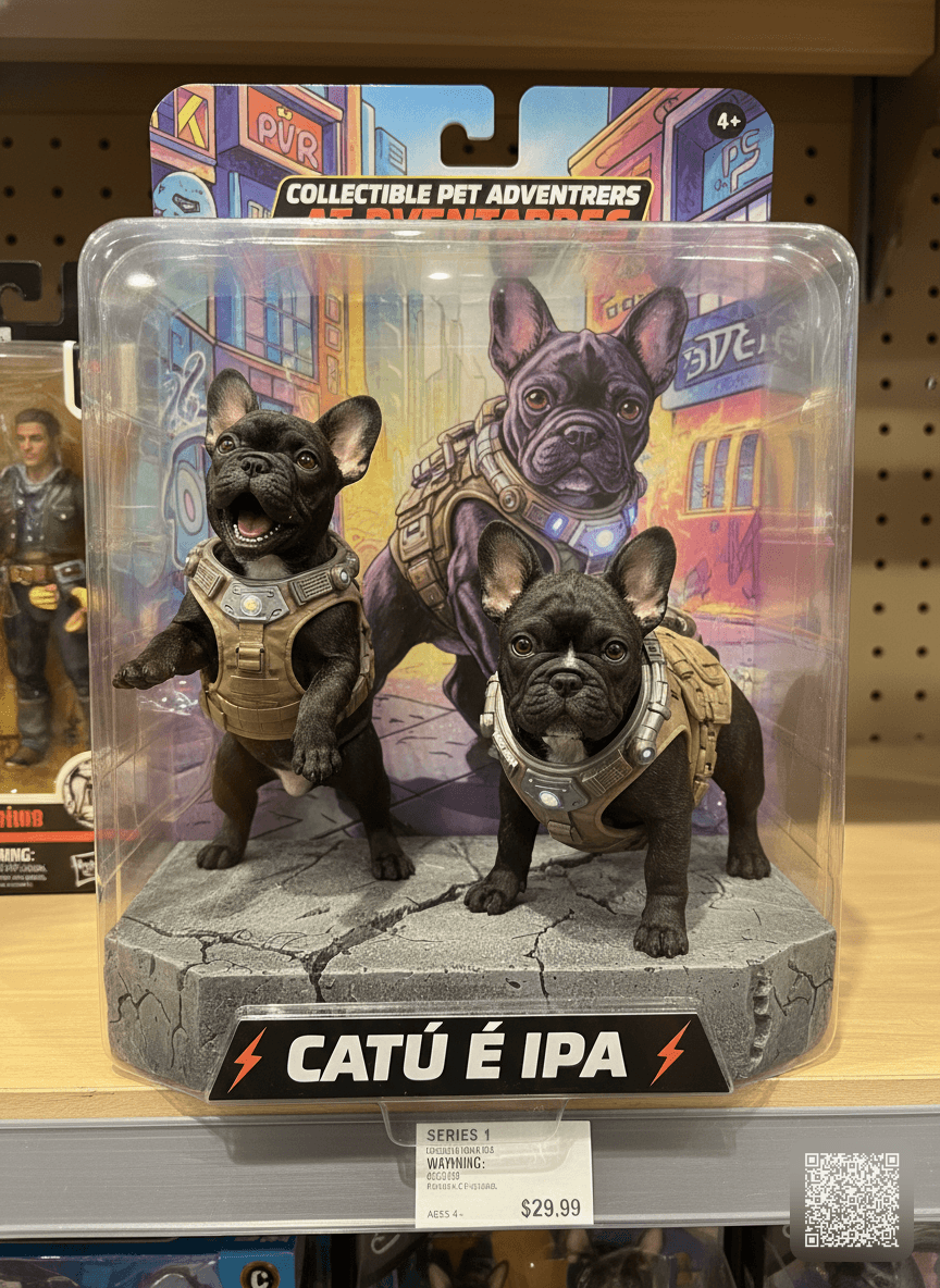 Turn this pet into a collectible action figure