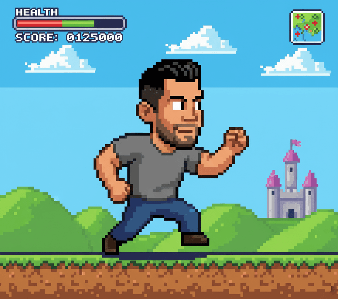 AI Retro 16-bit Video Game Character Generator