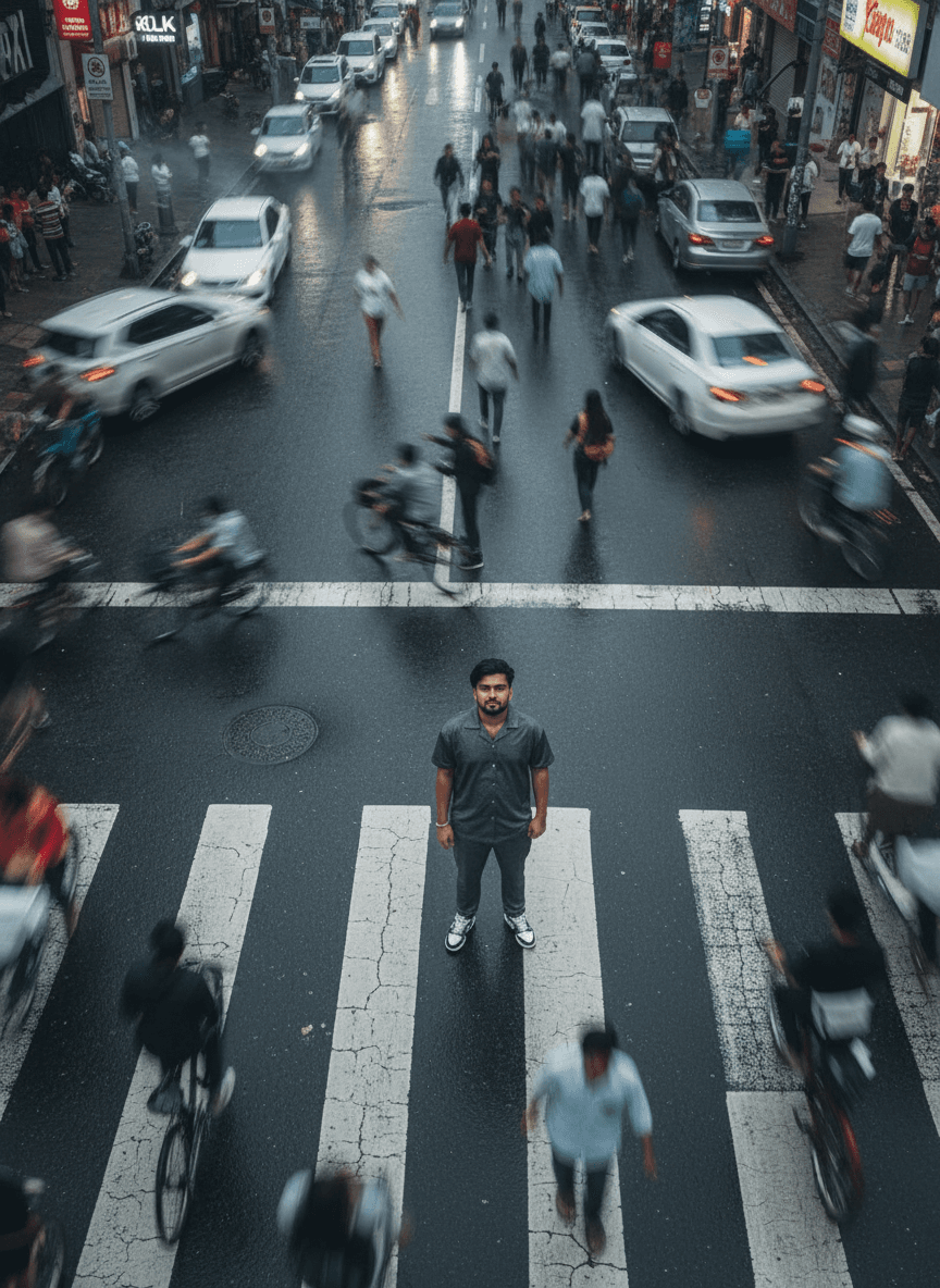 Cinematic street photography