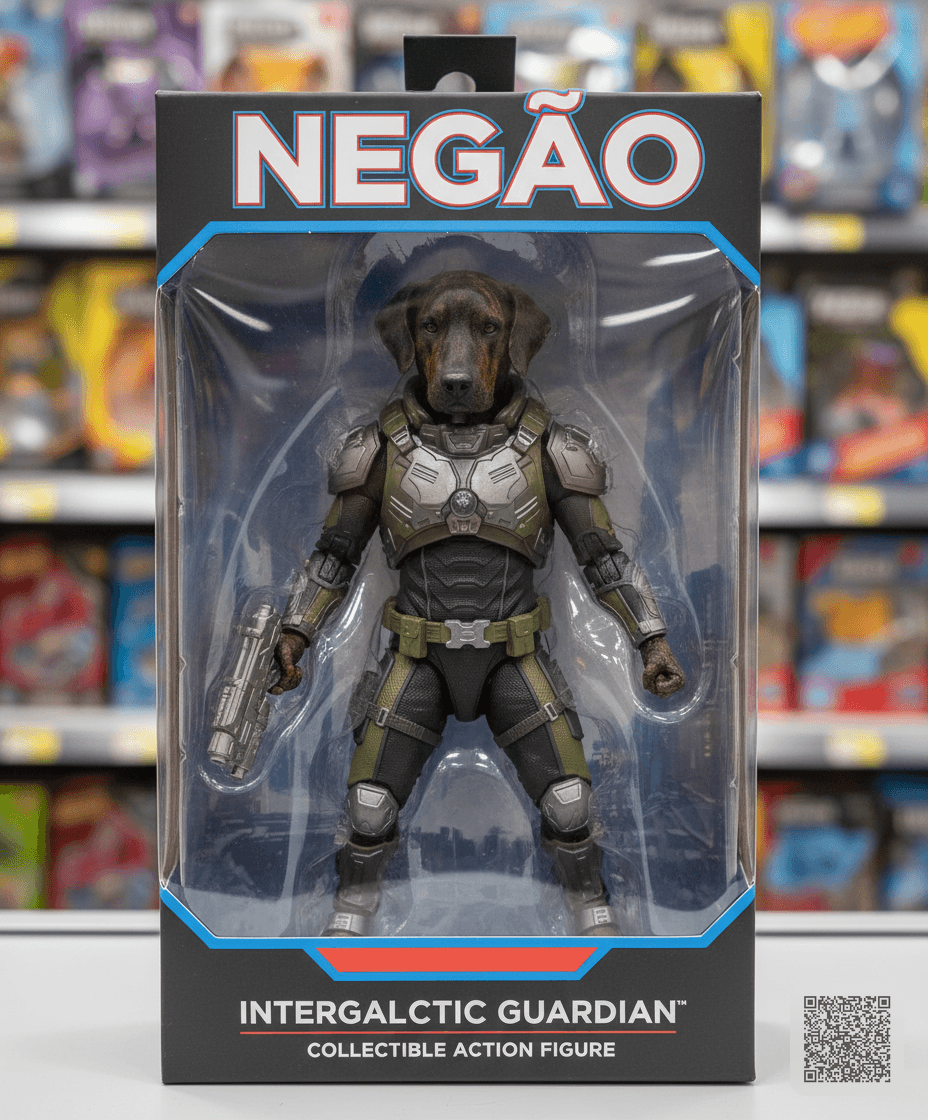 Turn this pet into a collectible action figure