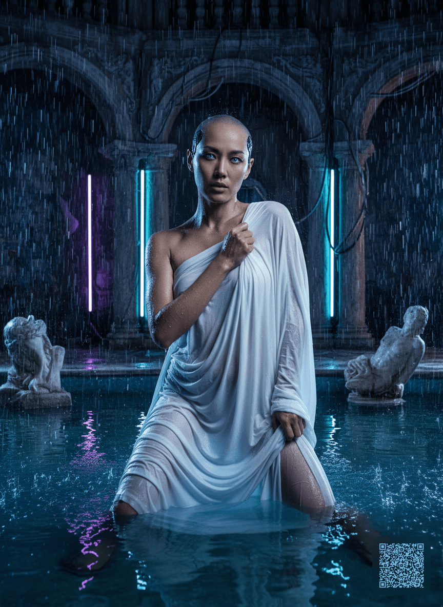 futuristic femme fatale
