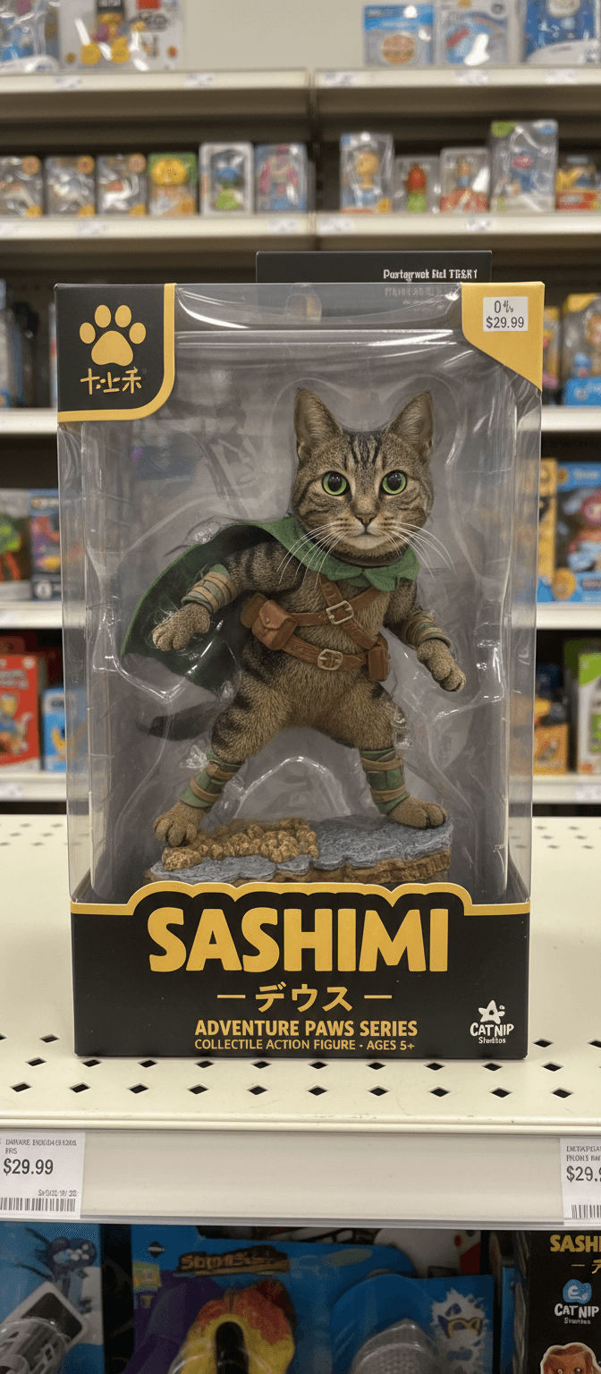 Turn this pet into a collectible action figure