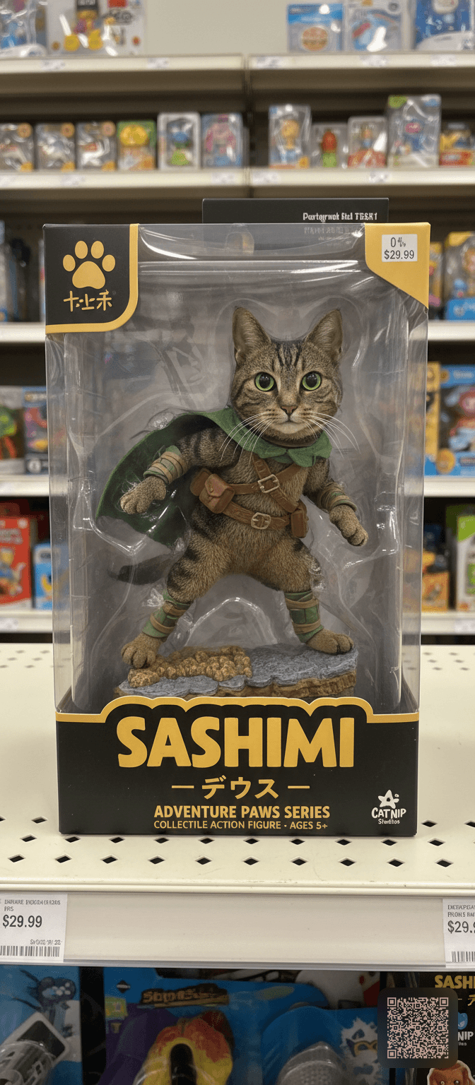 Turn this pet into a collectible action figure