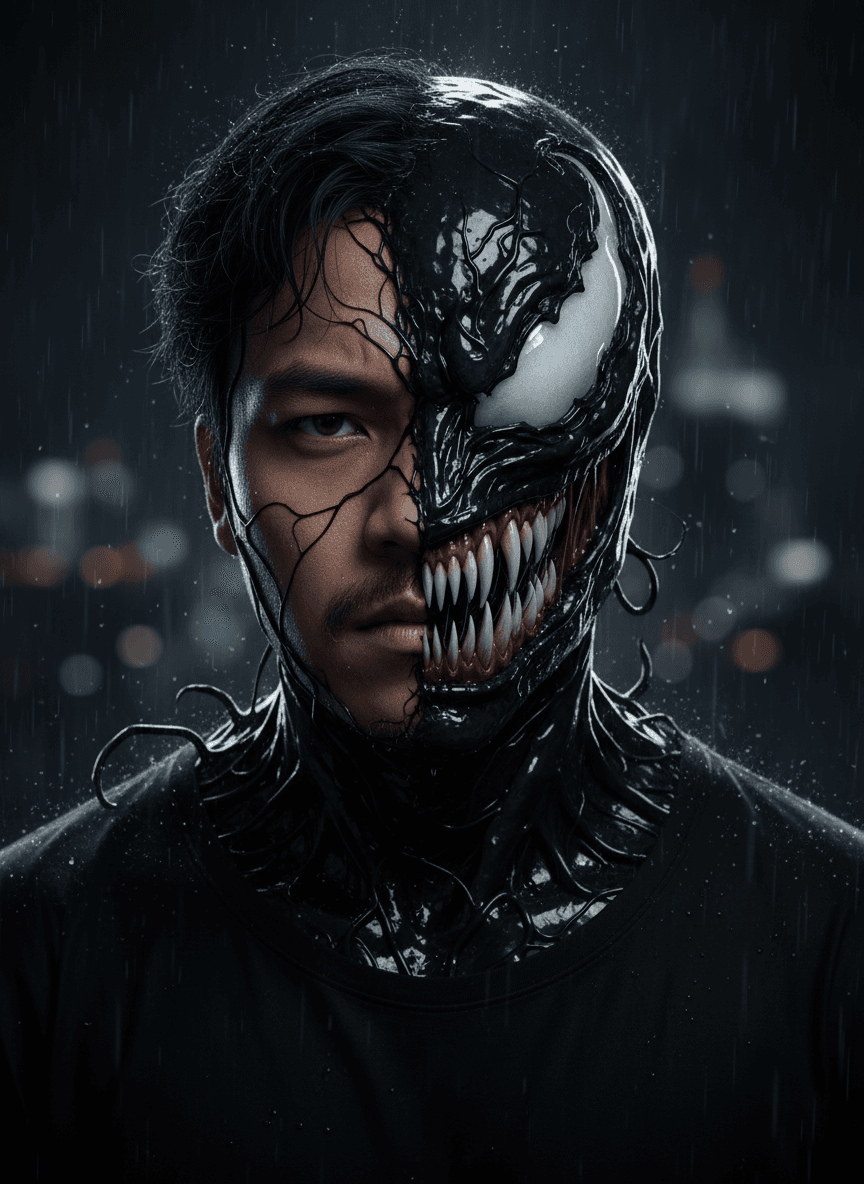 AI Venom Portrait Profile Picture
