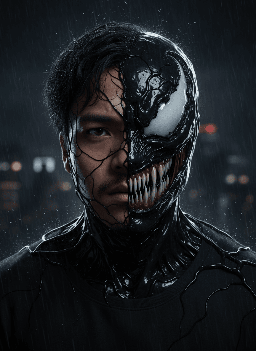 AI Venom Portrait Profile Picture