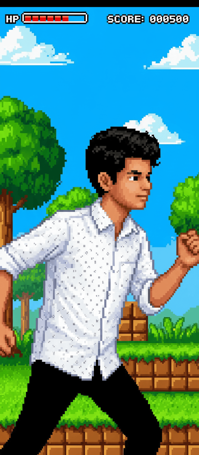 AI Retro 16-bit Video Game Character Generator