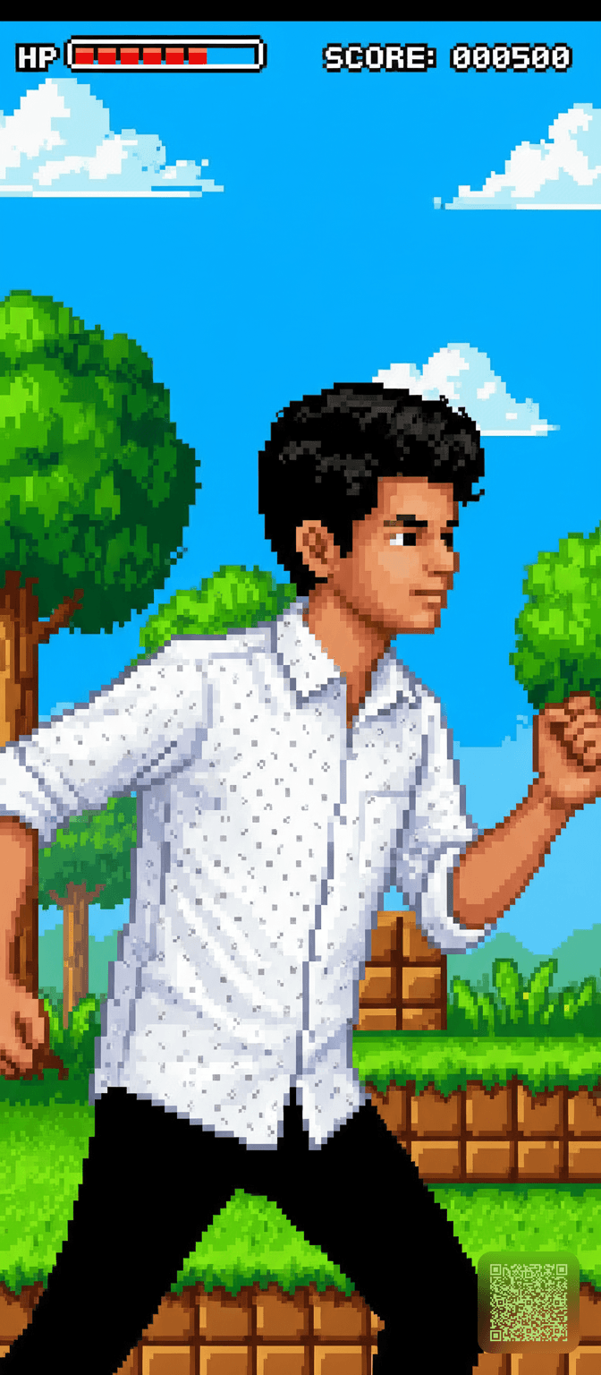 AI Retro 16-bit Video Game Character Generator