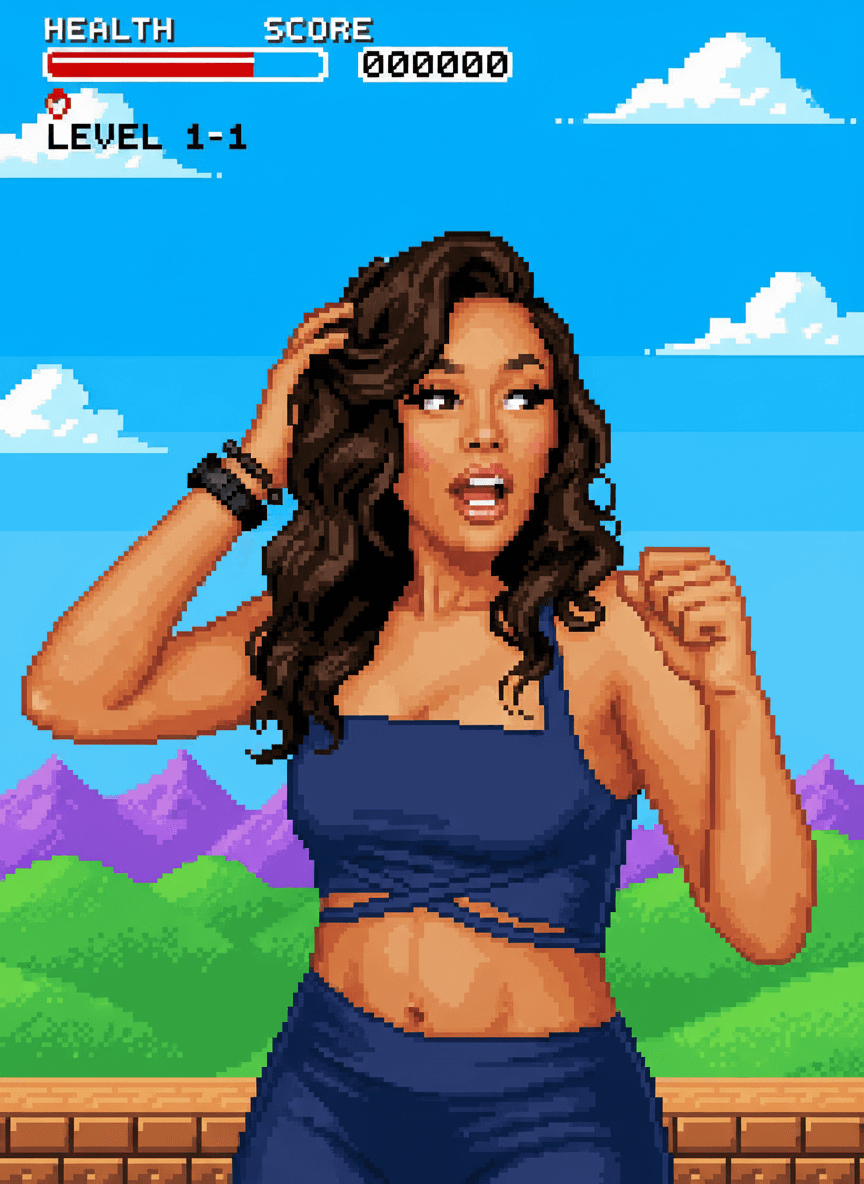 AI Retro 16-bit Video Game Character Generator