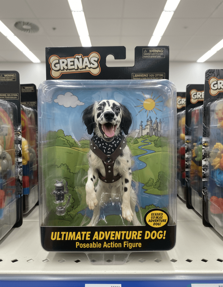 Turn this pet into a collectible action figure