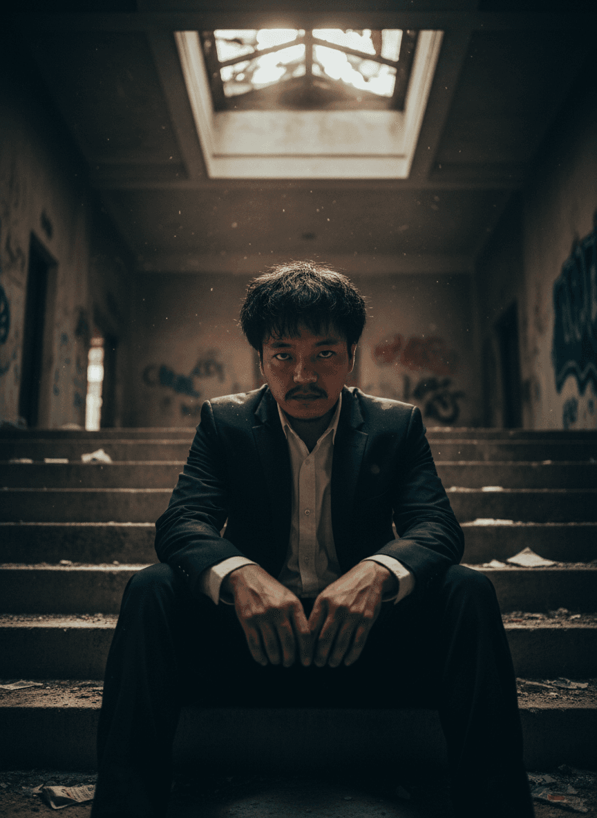 Gritty Portrait Photo