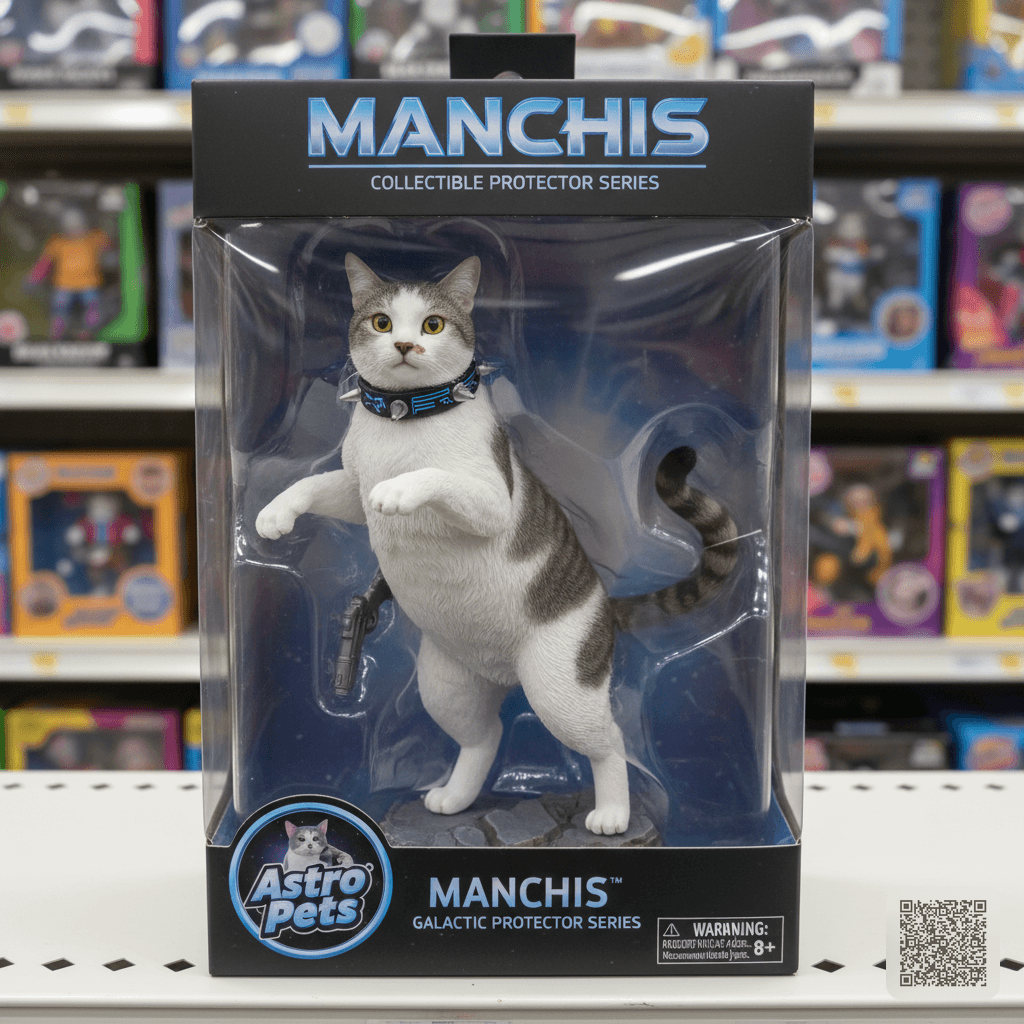 Turn this pet into a collectible action figure