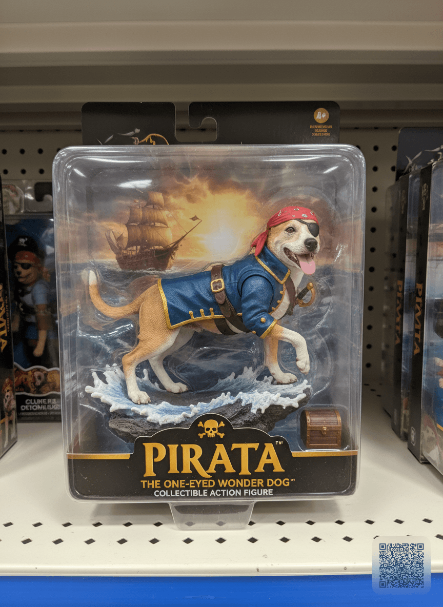Turn this pet into a collectible action figure