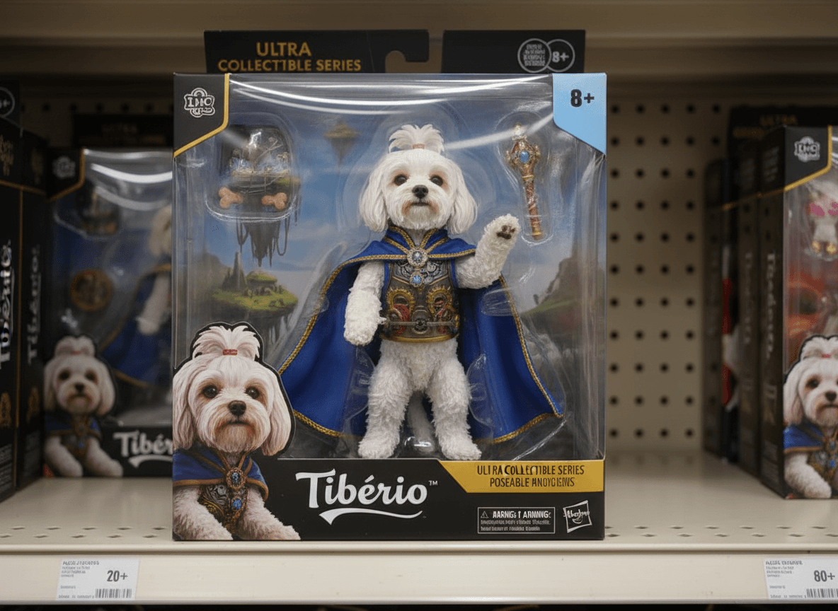 Turn this pet into a collectible action figure