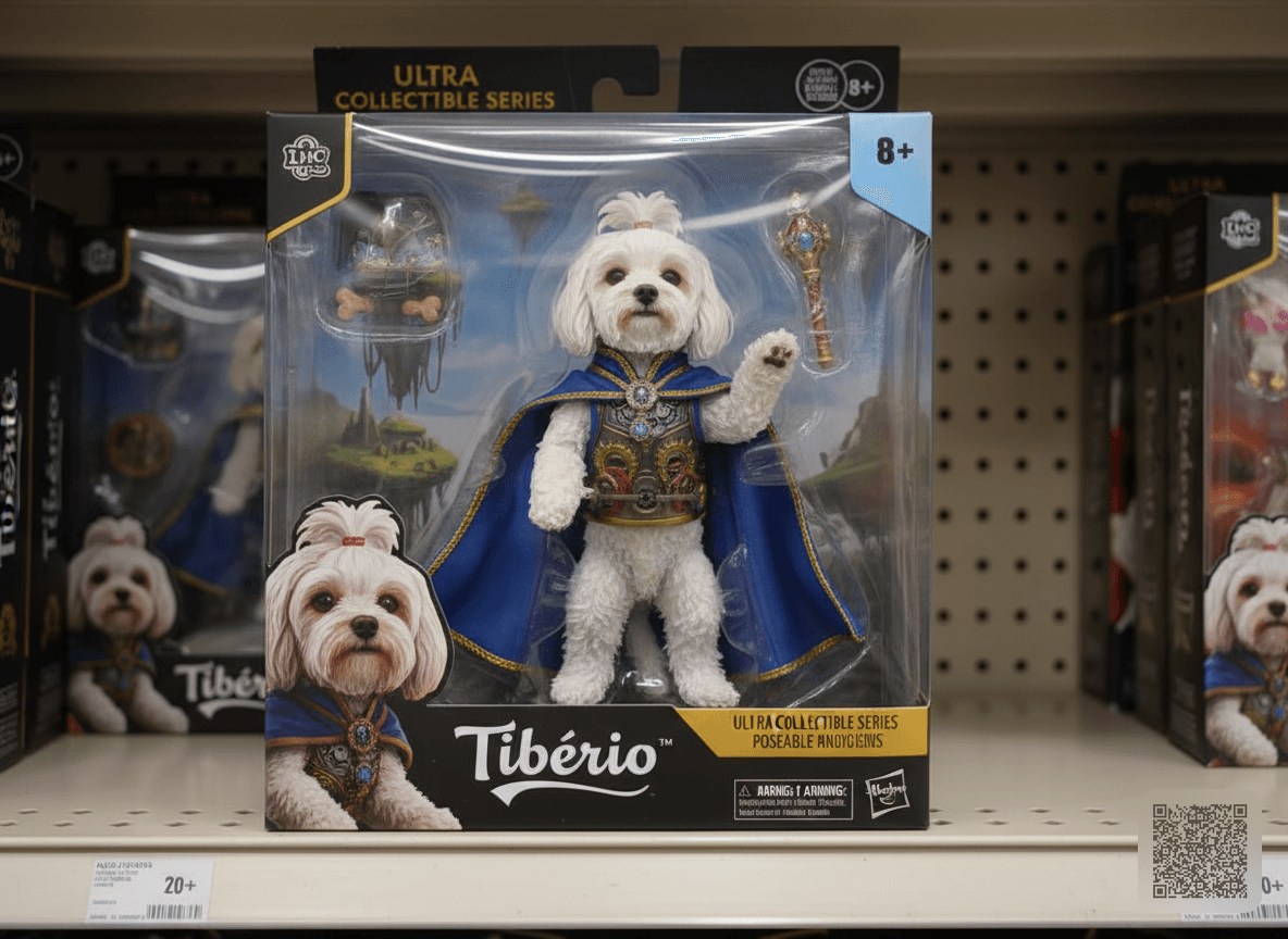 Turn this pet into a collectible action figure
